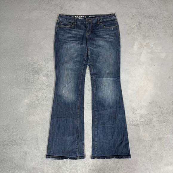 Mossimo Supply Co Bootcut Jeans Faded Dark Wash Denim - Size: 13R - Picture 1 of 11